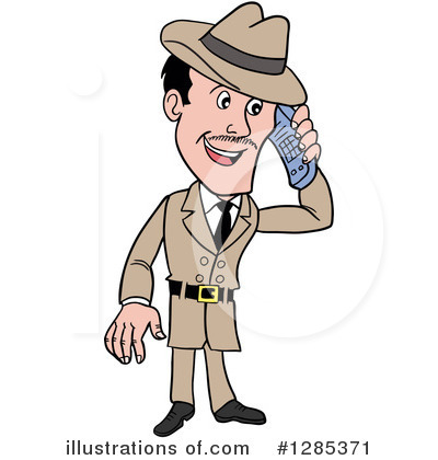 Detective Clipart #1285371 by LaffToon