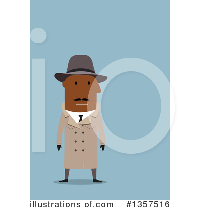 Royalty-Free (RF) Detective Clipart Illustration by Vector Tradition SM - Stock Sample #1357516