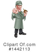 Detective Clipart #1442113 by AtStockIllustration