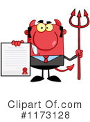 Devil Businessman Clipart #1173128 by Hit Toon