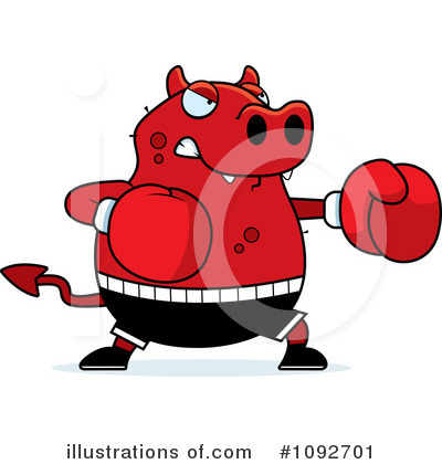 Boxing Clipart #1092701 by Cory Thoman