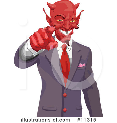 Royalty-Free (RF) Devil Clipart Illustration by AtStockIllustration - Stock Sample #11315