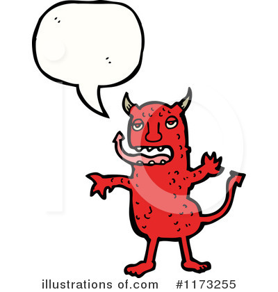 Royalty-Free (RF) Devil Clipart Illustration by lineartestpilot - Stock Sample #1173255