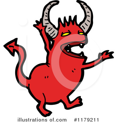 Royalty-Free (RF) Devil Clipart Illustration by lineartestpilot - Stock Sample #1179211