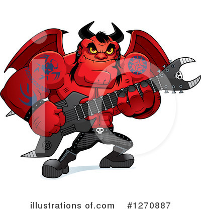 Guitarist Clipart #1270887 by Cory Thoman