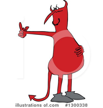 Royalty-Free (RF) Devil Clipart Illustration by djart - Stock Sample #1300338
