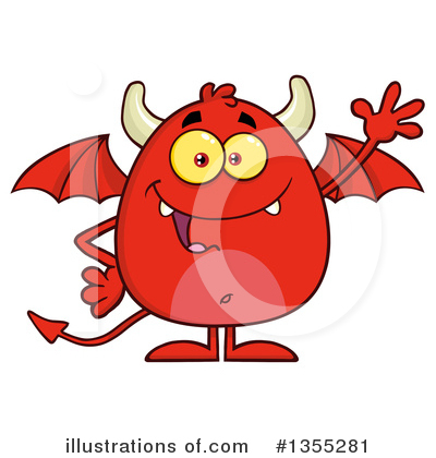 Royalty-Free (RF) Devil Clipart Illustration by Hit Toon - Stock Sample #1355281