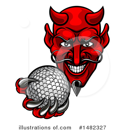 Royalty-Free (RF) Devil Clipart Illustration by AtStockIllustration - Stock Sample #1482327