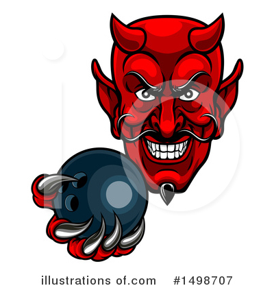 Royalty-Free (RF) Devil Clipart Illustration by AtStockIllustration - Stock Sample #1498707