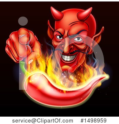 Royalty-Free (RF) Devil Clipart Illustration by AtStockIllustration - Stock Sample #1498959