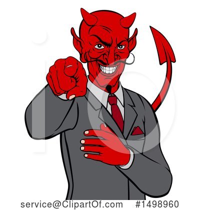 Royalty-Free (RF) Devil Clipart Illustration by AtStockIllustration - Stock Sample #1498960