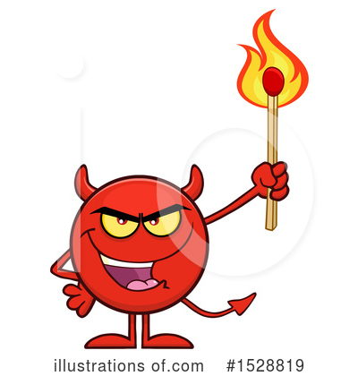 Royalty-Free (RF) Devil Clipart Illustration by Hit Toon - Stock Sample #1528819