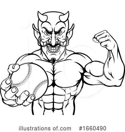Royalty-Free (RF) Devil Clipart Illustration by AtStockIllustration - Stock Sample #1660490