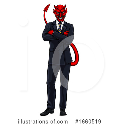Royalty-Free (RF) Devil Clipart Illustration by AtStockIllustration - Stock Sample #1660519