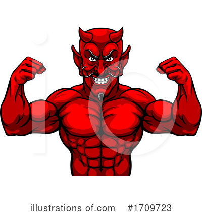 Royalty-Free (RF) Devil Clipart Illustration by AtStockIllustration - Stock Sample #1709723