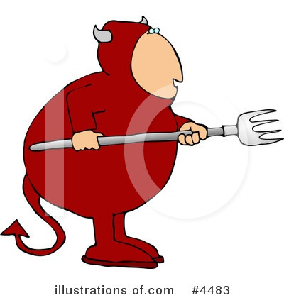 Royalty-Free (RF) Devil Clipart Illustration by djart - Stock Sample #4483