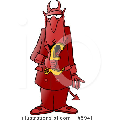 Royalty-Free (RF) Devil Clipart Illustration by djart - Stock Sample #5941