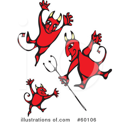 Royalty-Free (RF) Devil Clipart Illustration by xunantunich - Stock Sample #60106