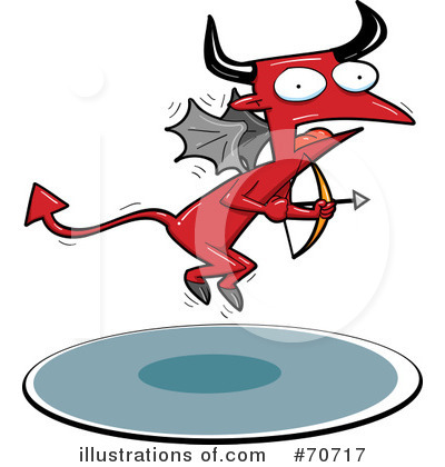 Royalty-Free (RF) Devil Clipart Illustration by jtoons - Stock Sample #70717