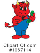 Devil Mascot Clipart #1067114 by Mascot Junction