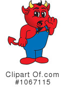 Devil Mascot Clipart #1067115 by Mascot Junction