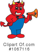 Devil Mascot Clipart #1067116 by Mascot Junction