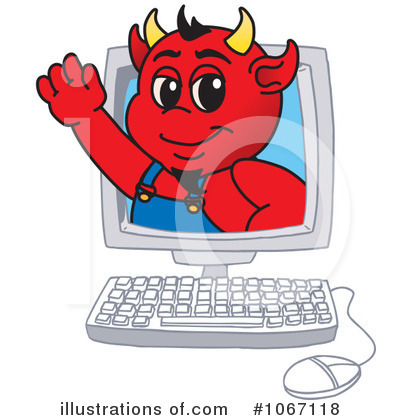 Devil Mascot Clipart #1067118 by Toons4Biz