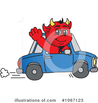 Royalty-Free (RF) Devil Mascot Clipart Illustration by Mascot Junction - Stock Sample #1067123