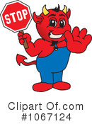 Devil Mascot Clipart #1067124 by Mascot Junction