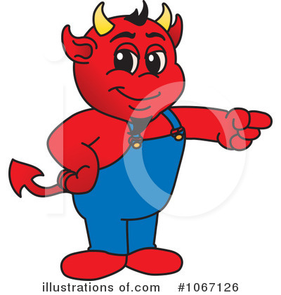 Royalty-Free (RF) Devil Mascot Clipart Illustration by Mascot Junction - Stock Sample #1067126