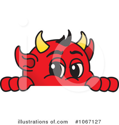Royalty-Free (RF) Devil Mascot Clipart Illustration by Mascot Junction - Stock Sample #1067127