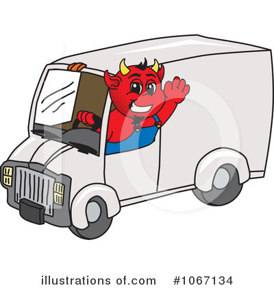 Royalty-Free (RF) Devil Mascot Clipart Illustration by Mascot Junction - Stock Sample #1067134