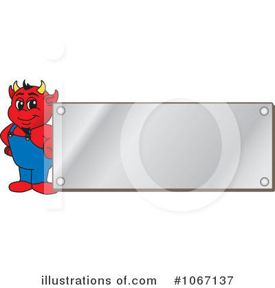 Royalty-Free (RF) Devil Mascot Clipart Illustration by Mascot Junction - Stock Sample #1067137
