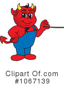 Devil Mascot Clipart #1067139 by Mascot Junction