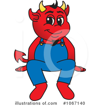 Royalty-Free (RF) Devil Mascot Clipart Illustration by Mascot Junction - Stock Sample #1067140