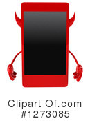 Devil Smart Phone Clipart #1273085 by Julos