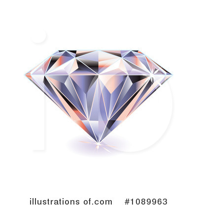 Royalty-Free (RF) Diamond Clipart Illustration by michaeltravers - Stock Sample #1089963