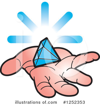 Royalty-Free (RF) Diamond Clipart Illustration by Lal Perera - Stock Sample #1252353