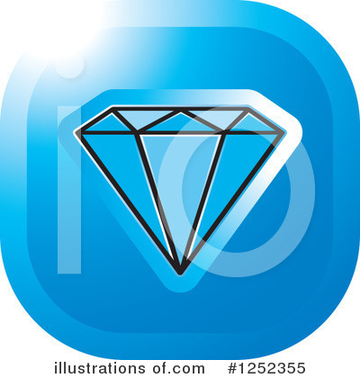 Royalty-Free (RF) Diamond Clipart Illustration by Lal Perera - Stock Sample #1252355