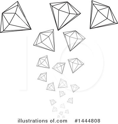 Royalty-Free (RF) Diamond Clipart Illustration by ColorMagic - Stock Sample #1444808