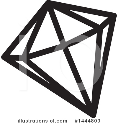 Royalty-Free (RF) Diamond Clipart Illustration by ColorMagic - Stock Sample #1444809