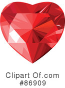 Diamond Heart Clipart #86909 by Pushkin