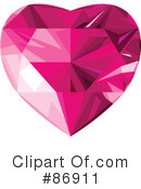 Diamond Heart Clipart #86911 by Pushkin