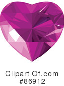 Diamond Heart Clipart #86912 by Pushkin