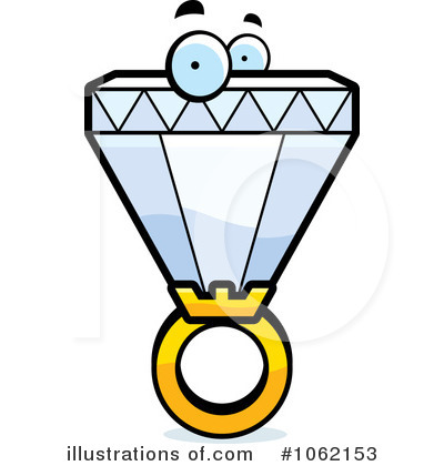 Diamond Ring Clipart #1062153 by Cory Thoman