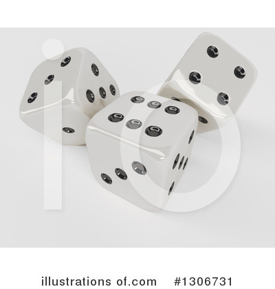 Royalty-Free (RF) Dice Clipart Illustration by KJ Pargeter - Stock Sample #1306731