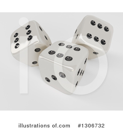 Dice Clipart #1306732 by KJ Pargeter