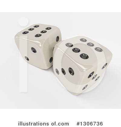 Royalty-Free (RF) Dice Clipart Illustration by KJ Pargeter - Stock Sample #1306736