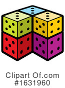 Dice Clipart #1631960 by Lal Perera