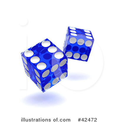Royalty-Free (RF) Dice Clipart Illustration by stockillustrations - Stock Sample #42472